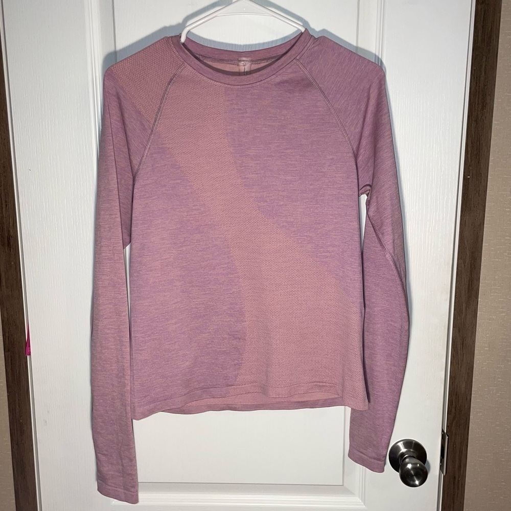 Outdoor Voices Thistle Seamless Long Sleeve Top Color Purple Size‎ S
